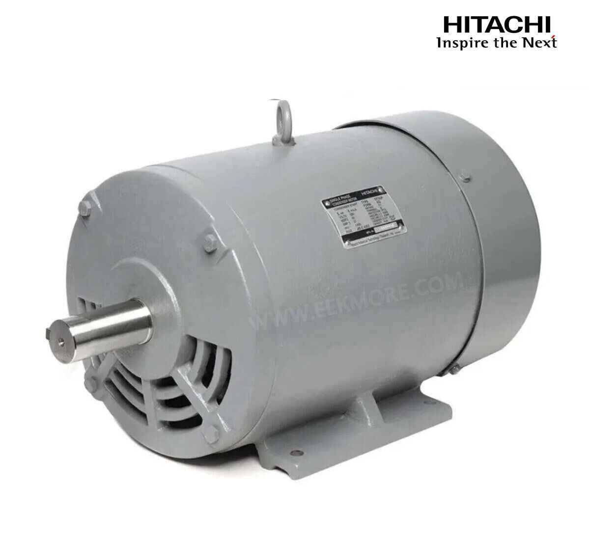 มอเตอร์ฮิตาชิของแท้ 100% HITACHI รุ่น TFO-KQ กำลัง 5 แรงม้า (3.7 KW.) กำลังไฟฟ้าที่ใช้ 220V ความเร็วรอบตัวเปล่า 1450 RPM แกนเพลามอเตอร์ 38 MM.รับประกัน 3 ปี มีของพร้อมจัดส่งทุกวัน